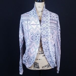 Mad Design  knit cardigan geometric sweater X219